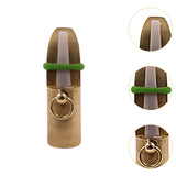 Maxbell Deer Game Call Sturdy Small Metal Brass Muntjac Whistle for Outdoor Survival