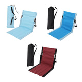 Maxbell Outdoor Beach Lounger Compact Foldable Beach Mat for Hiking Barbecue Fishing Light Blue