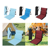 Maxbell Outdoor Beach Lounger Compact Foldable Beach Mat for Hiking Barbecue Fishing Light Blue