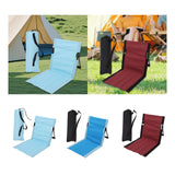 Maxbell Outdoor Beach Lounger Compact Foldable Beach Mat for Hiking Barbecue Fishing Light Blue