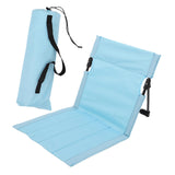 Maxbell Outdoor Beach Lounger Compact Foldable Beach Mat for Hiking Barbecue Fishing Light Blue