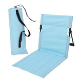 Maxbell Outdoor Beach Lounger Compact Foldable Beach Mat for Hiking Barbecue Fishing Light Blue