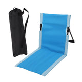Maxbell Outdoor Beach Lounger Compact Foldable Beach Mat for Hiking Barbecue Fishing Deep Blue