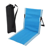 Maxbell Outdoor Beach Lounger Compact Foldable Beach Mat for Hiking Barbecue Fishing Deep Blue