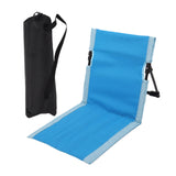Maxbell Outdoor Beach Lounger Compact Foldable Beach Mat for Hiking Barbecue Fishing Deep Blue