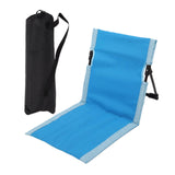 Maxbell Outdoor Beach Lounger Compact Foldable Beach Mat for Hiking Barbecue Fishing Deep Blue