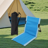 Maxbell Outdoor Beach Lounger Compact Foldable Beach Mat for Hiking Barbecue Fishing Deep Blue