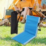 Maxbell Outdoor Beach Lounger Compact Foldable Beach Mat for Hiking Barbecue Fishing Deep Blue