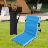 Maxbell Outdoor Beach Lounger Compact Foldable Beach Mat for Hiking Barbecue Fishing Deep Blue