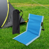 Maxbell Outdoor Beach Lounger Compact Foldable Beach Mat for Hiking Barbecue Fishing Deep Blue