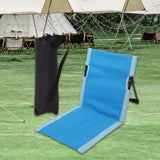 Maxbell Outdoor Beach Lounger Compact Foldable Beach Mat for Hiking Barbecue Fishing Deep Blue