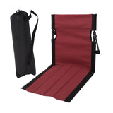 Maxbell Outdoor Beach Lounger Compact Foldable Beach Mat for Hiking Barbecue Fishing Red