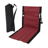 Maxbell Outdoor Beach Lounger Compact Foldable Beach Mat for Hiking Barbecue Fishing Red