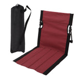 Maxbell Outdoor Beach Lounger Compact Foldable Beach Mat for Hiking Barbecue Fishing Red