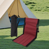 Maxbell Outdoor Beach Lounger Compact Foldable Beach Mat for Hiking Barbecue Fishing Red