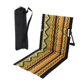 Maxbell Outdoor Beach Lounger Compact Foldable Beach Mat for Barbecue Travel Camping Yellow