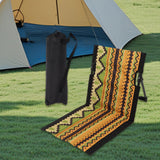 Maxbell Outdoor Beach Lounger Compact Foldable Beach Mat for Barbecue Travel Camping Yellow