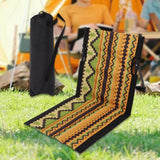 Maxbell Outdoor Beach Lounger Compact Foldable Beach Mat for Barbecue Travel Camping Yellow