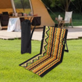 Maxbell Outdoor Beach Lounger Compact Foldable Beach Mat for Barbecue Travel Camping Yellow