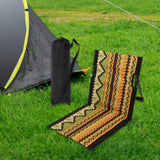 Maxbell Outdoor Beach Lounger Compact Foldable Beach Mat for Barbecue Travel Camping Yellow
