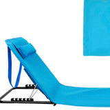 Maxbell Portable Beach Mat Supplies Folding Lounge Chair for Festival Travel Holiday