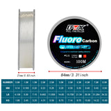 Maxbell 100M Fishing Line Lightweight Portable Nylon for Freshwater Coarse Saltwater white