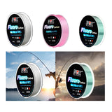 Maxbell 100M Fishing Line Lightweight Portable Nylon for Freshwater Coarse Saltwater white