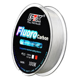 Maxbell 100M Fishing Line Lightweight Portable Nylon for Freshwater Coarse Saltwater white