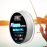 Maxbell 100M Fishing Line Lightweight Portable Nylon for Freshwater Coarse Saltwater white