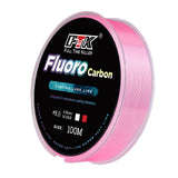 Maxbell 100M Fishing Line Lightweight Portable Nylon for Freshwater Coarse Saltwater pink