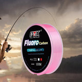 Maxbell 100M Fishing Line Lightweight Portable Nylon for Freshwater Coarse Saltwater pink