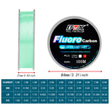 Maxbell 100M Fishing Line Lightweight Portable Nylon for Freshwater Coarse Saltwater green