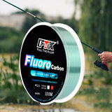 Maxbell 100M Fishing Line Lightweight Portable Nylon for Freshwater Coarse Saltwater green