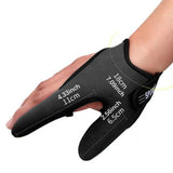 Maxbell 2 Finger Fishing Gloves Fishermen Anti Slip Neoprene Unisex Finger Protector