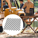Maxbell Spring Net Coaster Heat Resistant Hollow Pot Mat for Cafe Kitchen Restaurant black