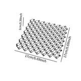 Maxbell Spring Net Coaster Heat Resistant Hollow Pot Mat for Cafe Kitchen Restaurant black
