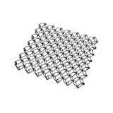 Maxbell Spring Net Coaster Heat Resistant Hollow Pot Mat for Cafe Kitchen Restaurant black