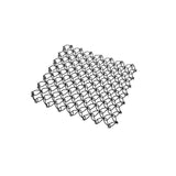 Maxbell Spring Net Coaster Heat Resistant Hollow Pot Mat for Cafe Kitchen Restaurant black