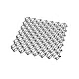 Maxbell Spring Net Coaster Heat Resistant Hollow Pot Mat for Cafe Kitchen Restaurant black