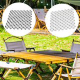 Maxbell Spring Net Coaster Heat Resistant Hollow Pot Mat for Cafe Kitchen Restaurant black