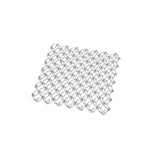 Maxbell Spring Net Coaster Heat Resistant Hollow Pot Mat for Cafe Kitchen Restaurant silver