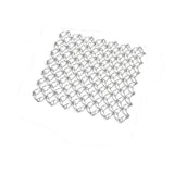 Maxbell Spring Net Coaster Heat Resistant Hollow Pot Mat for Cafe Kitchen Restaurant silver