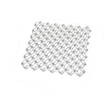Maxbell Spring Net Coaster Heat Resistant Hollow Pot Mat for Cafe Kitchen Restaurant silver
