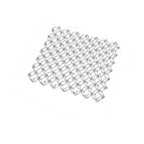 Maxbell Spring Net Coaster Heat Resistant Hollow Pot Mat for Cafe Kitchen Restaurant silver