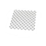 Maxbell Spring Net Coaster Heat Resistant Hollow Pot Mat for Cafe Kitchen Restaurant silver