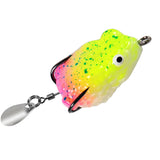Maxbell 7x Topwater Frog Lures Simulated Realistic Swimbaits for Pike Saltwater Bass
