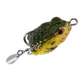 Maxbell 7x Topwater Frog Lures Simulated Realistic Swimbaits for Pike Saltwater Bass
