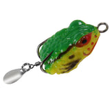 Maxbell 7x Topwater Frog Lures Simulated Realistic Swimbaits for Pike Saltwater Bass