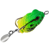 Maxbell 7x Topwater Frog Lures Simulated Realistic Swimbaits for Pike Saltwater Bass
