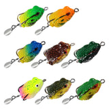 Maxbell 7x Topwater Frog Lures Simulated Realistic Swimbaits for Pike Saltwater Bass